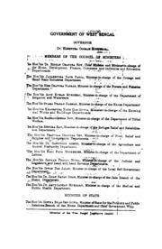 Bengal Legislative Assembly Proceedings (1956) Vol.15, Pt.1  English By Not Available